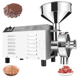 Blender Grain Grinding Machine Commercial Pulverizer Mill Flour Machinery Electric Flour Pepper Grain Superfine Grinder