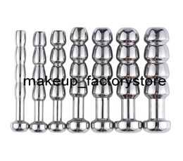 Massage Urethral Dilatation Matel Catheters Anal Beads For Male Sex Toy Butt Plug 567891011mm Penis Stimulation Horse Eye St7016553