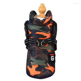 Dog Apparel Camouflage Clothes Cotton-Padded Puppy Coat Warm Jacket Cold-Proof Waistcoat Parkas For Little Small Dogs Pets