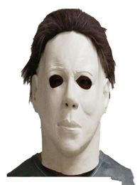 Top Grade 100 Latex Scary Michael Myers Mask Style Halloween Horror Mask Latex Fancy Party Horror Movie Party Cosplay wl11627789629