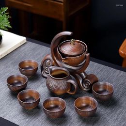 Teaware Sets Ceramic Stone Grinding Semi-automatic Tea Set Creative S Of Set.Creative Ceremony Supplies