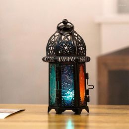 Candle Holders 2Styles Iron Modern Vintage Charming Living Room Wedding Table Shelf Figure Design Decoration Gift