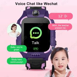 New Kids SmartWatch 2G SIM Card GPS HD Call Voice Message SOS Waterproof LBS Smartwatch for Children Remote Control Photo Watch