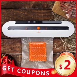 Machine Best Electric Vacuum Sealer Machine Automatic Food Vacuum With 10pcs Food Saver Bags Household Packaging Machine