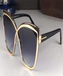 new fashion women design sunglasses 0715 cat eye frame sunglasses fashion show design summer style with box5231836