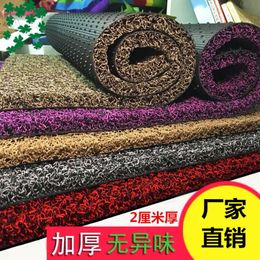 Extra Thick Encrypted Silk Circle Floor Mat Entry-level Entrance Foot Anti Slip Carpet Family Car Use Can Be Cut