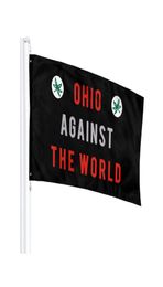 Ohio Against The World Flags 3039 x 5039ft 100D Polyester Vivid Colour With Two Brass Grommets3854260