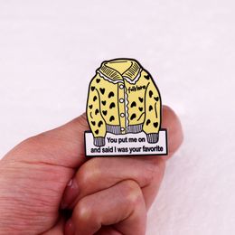 sexy problem girl Favourite enamel pin childhood game movie film quotes brooch badge Cute Anime Movies Games Hard Enamel Pins