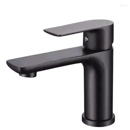 Bathroom Sink Faucets 304 Stainless Steel Washbasin Faucet Cold And Baking Paint Basin Single Hole