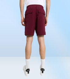 Oversize Slightly Shorts Men Women High Quality Nylon White Letter Print Rh Pill Zipper Pockets Breeches6941139