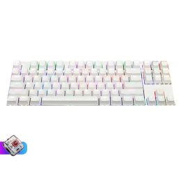 Keyboards Mini Keycaps Keyboard Wired Bluetooth Wireless Dual Mode 87 Key RGB Mechanical Keyboard Kailh BOX Switch For Keycaps