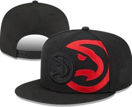 American Basketball Atlanta''Hawks''Snapback Hats Teams Luxury Designer Finals Champions Locker Room Casquette Sports Hat Strapback Snap Back Adjustable Cap
