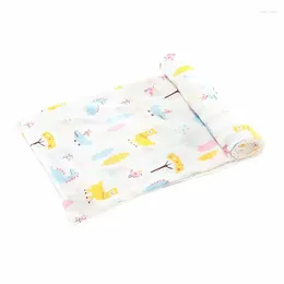 Blankets ZWY1069 Kids Blanket Casual Baby Cotton Born Swaddle Wrap Soft Toddler Sofa Crib Quilt Stroller