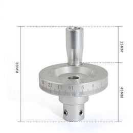 Lathe Laser Engraving with Scale Handle Hand Wheel Sliding Table Metal Circle Hand Wheel Inner Diameter 6mm/8mm/10mm/12mm