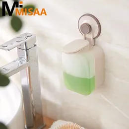 Liquid Soap Dispenser Press Portable Durable Plastic Material Space-saving Design Versatile Usage Mess-free Solution Handy Wall-mounted