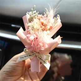 Car Air Conditioning Mouth Fragrance Clip Mini Creative Immortal Bouquet Interior Accessories Outlet Perfume