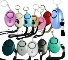 15 Colors 130dB Alarms Egg Shape Emergency Self Defense Alarm Safe Sound Girl Women Elderly Security Protect Alert Safety Scream L2061957