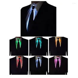 Party Decoration Glowing Tie EL Wire Neon LED Luminous Haloween Christmas Light Up DJ Bar Club Stage Clothing Durable