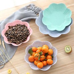 Plates Decorate The Home Household Fruit Tray Beautiful Shape Melon Seed Plate Tableware Multi-color Selection Fresh Colour