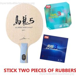 Ma Long 5 Carbon Inner Table Tennis Blade Table Tennis Racket Pingpong Racket FL And ST Handle Table Tennis Bats Long Handle 774