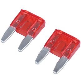 ABHU 180PCS 10A 10A Auto Mini Blade Fuses Red For Car