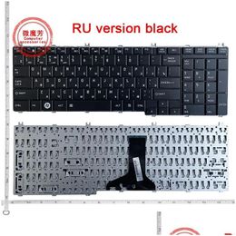 Keyboards Us/Ru Russian Keyboard For Toshiba Satellite C650 C655 C655D C660 C670 L675 L750 L755 L670 L650 L655 L770 L775 Drop Delive Dhvqg