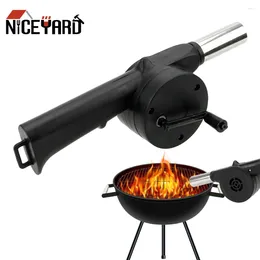 Tools NICEYARD Barbecue Fan Portable Hand-cranked Air Blower Picnic Camping Accessories BBQ Fire Bellows