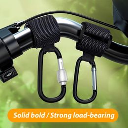 Scooter Hook Aluminium Alloy PU leather Electric Bike Handlebar Pram Stroller Hook Hanger Luggage Net for Motorcycle Accessories