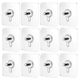 Hooks No Trace Screw Sticker Non-Trace Hook Kitchen Adhesive Self-adhesive Home Seamless Picture