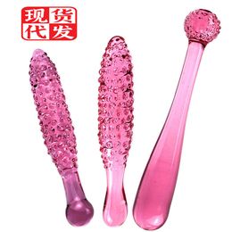 Glass Crystal Masturbation Stick for Women's Homosexyual Toys Vaginal and Clitoral Stimulation Products Adult sexy Toi for Woman