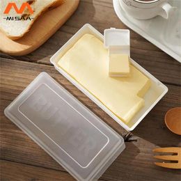 Storage Bottles Rectangular Butter Box Fashionable Durable Convenient Easy To Use Seal Japanese Style With Knife Slicer Pp