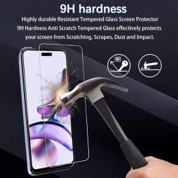 Screen Protector For Honor X8b, Tempered Glass HD 9H Transparent Ultra Clear Anti Scratch Case Friendly Free Shipping