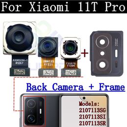 Original Tested Back Big Rear Main Camera Module For Xiaomi Mi 11T Pro Small Facing Front Camera Flex Cable Mi11T Pro 108MP