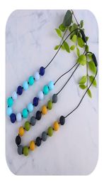 Baby Silicone Teething Necklace Food Grade Teether Silicone Beads Necklace Sensory Chew Necklaces for Infanst Girls Jewellery Gift M1072492