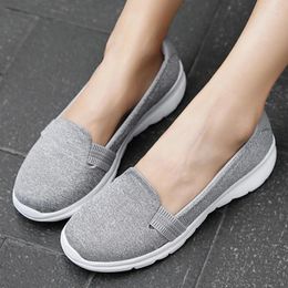 Casual Shoes Shallow Mouth Slip-on For Women Sneakers 2024 Summer Big Size 42 Mother's Outdoor Soft Sole Women's