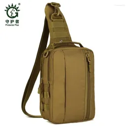 Backpack Fashion Men's Bags Tactics Waterproof Nylon Bag Multi-function Single Shoulder Chest High Quality Tourism Backpacks