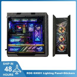 Towers MOD ROG Helios GX601 Case Lightboard Kit,5V ARGB UV Laser Engraved Plate,PC Gamers Cabinet Shroud Refit Panel AURA SYNC 11pcs