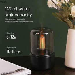 Humidifiers KINSCOTER Portable Mini Aroma Diffuser USB Air Humidifier Oil Night Light Cold Mist Maker Sprayer for Home Gift