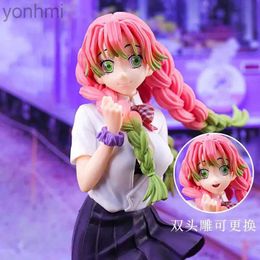 Anime Manga Demon Anime Figure 28cm Kanroji Mitsuri Pvc Action Figure Kawaii School Uniform Girl Collection Model Children Toys Gifts 240413