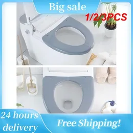 Toilet Seat Covers 1/2/3PCS Pads 38x40cm Washable Universal Folding Waterproof Bathroom Accessiories Sanitary Pad Plastic Reusable