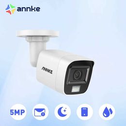 IP Cameras ANNKE 5MP Smart Light Video Surveillance Cameras 5MP Bullet Cameras Audio Recording Outdoor Weatherproof Security Cameras 24413