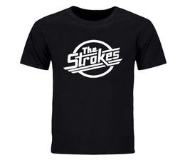 The Strokes printed T Shirt Men Indie Rock Band Tshirt Short Sleeve Cotton Casual Music T Shirts Rock Tops Tees DIY0530D5018068