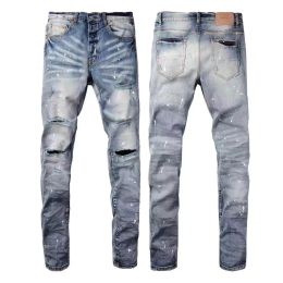 Designer BRAND Jeans for Men Women Pants new Summer Hole Hight Quality Embroidery Jean Denim Trousers Mens Contrast Colour Jeans L6