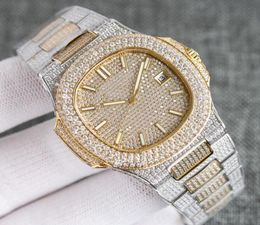Diamond Watch Mens Watch Automatic Mechanical WristWatch 40mm Stainless Steel Strap Sapphire Waterproof Design For Men gold watch 9813817