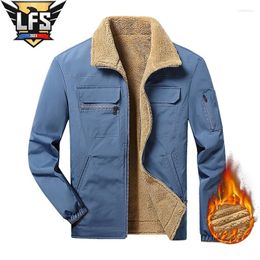 Men's Jackets 2024 Outdoor Casual Jacket For Men Lamb Wool Pure Cotton Breathable Coat High Quality Design