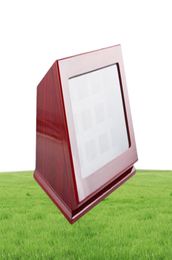 Sports Rings Wooden Display case Shadow Box Without Rings 12 Slots Rings are Not Included3543779