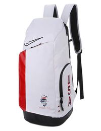 2022 New Team USA Basketball Bag Elite Pro Backpack student computer bag Sports accessory knapsack Junior Black White Training Bag8017895