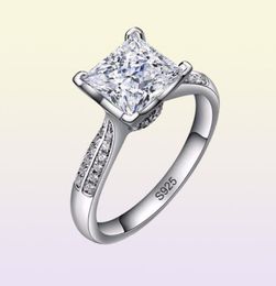 YHAMNI 100 Solid 925 Silver Rings Fine Jewellery Big Sona CZ Diamond Engagement Rings for Women Ring Size 4 5 6 7 8 9 10 6273883