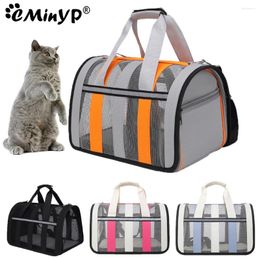 Cat Carriers 8 Colours Breathable Pet Carrier Backpack Oxford Cloth Bag Foldable Cats Handbag Carrying Portable Transport For