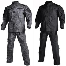 Pants Military Uniform Shirt + Pants Outdoor Airsoft Paintball Multicam Tactical Ghillie Suit Camouflage Army Combat Hunting Clothes